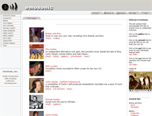 Tablet Screenshot of emosonic.com